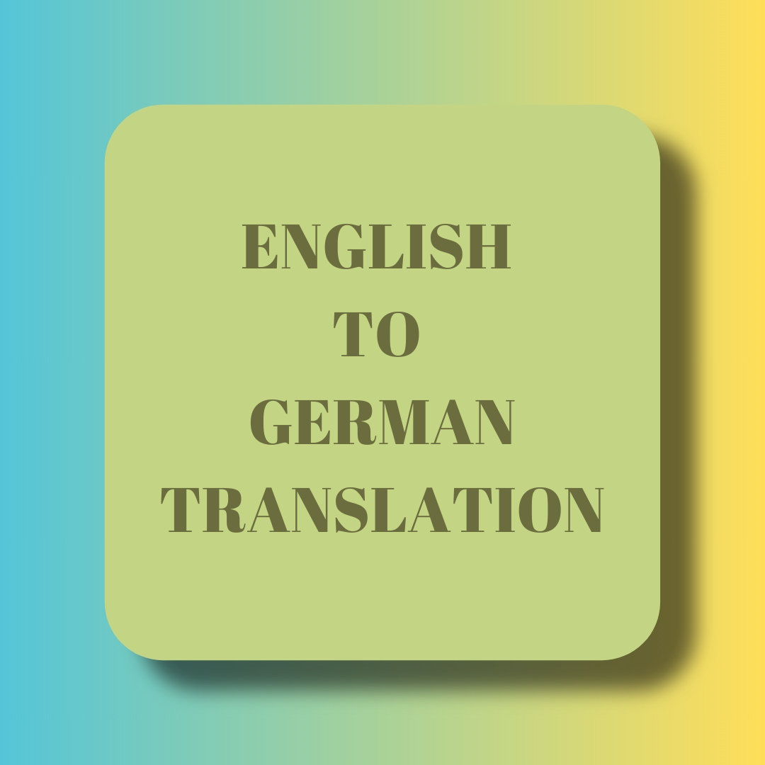 English to German Translation